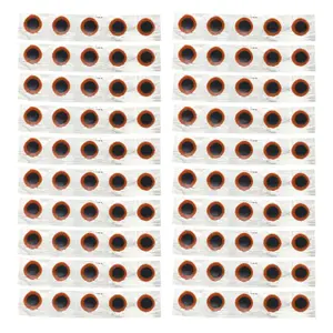 Paquete de 100 parches de reparación de neumáticos de bicicleta de carretera-ciudad-montaña Velox 15 mm image-0