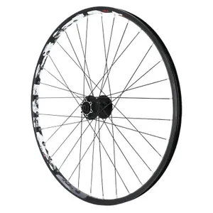 Front wheel double wall eyelet hub shimano 6 holes spokes rim Velox Karma Disc Shimano M475 32 21C image-1