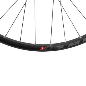 Roda de bicicleta de disco frontal com rolamento de disco de 6 furos (sem câmara e compatível com tubo) para eixo passante 15-100 para 29 pneus x 2,00-2,50 - aro interior 30 mm Velox Trucky 30 image-2