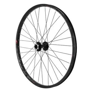 Roue de vélo VTT disc avant moyeu roulement disc 6 trous (compatible tubeless et tubetype) pour axe traversant 15-110 pour pneu 27.5X2.00-2.50 - jante intérieur 30  mm Velox Trucky 30 Boost image-0