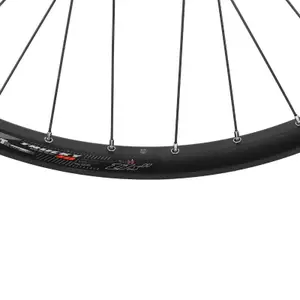 MTB-frontskivhjul med 6-håls skivlager (slanglös och slangtypskompatibel) för genomgående axel 15-100 för 27,5 x 2,00-2,50 däck - 30 mm innerfälg Velox Trucky 30 image-3