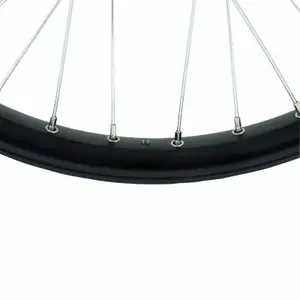 Framhjul med dubbelväggig skiva och öglor 6-håls låsnav Velox Kargo VAE image-2