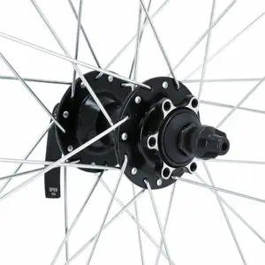 Framhjul med dubbelväggig skiva och öglor 6-håls låsnav Velox Kargo VAE image-3