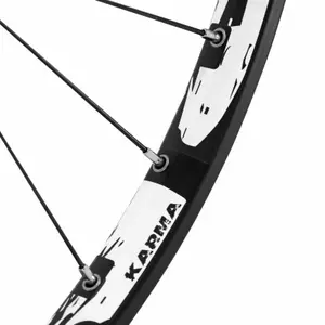 Přední kolo dvojité stěny s okem, náboj 6 děr, 32 paprsků, ráfek Velox Karma Disc 32 21C image-3