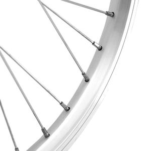 Roue arrière alu double paroi moyeu alu axe plein roue libre (avec écrou 10x100) jante Velox Er10 5-6-7V. 19C image-2