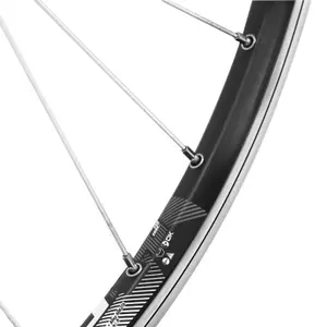 Voorwiel 6-gaats vergrendelingsnaaf (dubbelwandige velg met oogjes) 32 spaaks velg Velox Combo V-Brake Disc 19C 32 image-2