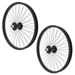Par bmx-hjul med 14 mm axel och aluminiumnav Velox 48T. image-0