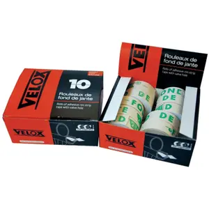 Boîte de 10 rouleaux de fond de jante en toile Velox image-0