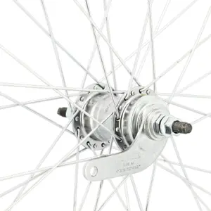 Hinterrad Fahrrad Nabe Vollachse Aluminium Felge Rücktrittbremse Velox image-1