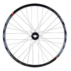 Roda da frente de bicicleta aro cubo velox disque 6 trous axe travers Velox Klixx Tubeless ready image-0