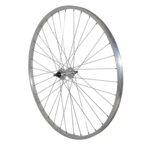 Aluminum rear wheel, solid axle hub, freewheel Velox 1V image-0