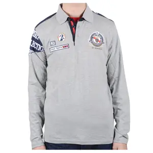 Long sleeve polo for kids Vent du Cap Ecalank image-0