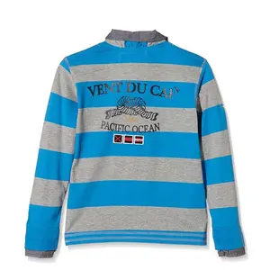 Long sleeve polo for kids Vent du Cap Ecrasty image-1