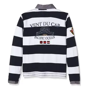 Long sleeve polo for kids Vent du Cap Ecrasty image-1