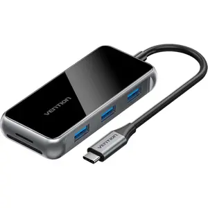 Adaptateur USB-C vers 1x HDMI + 1x USB-C + 3x USB-A Vention