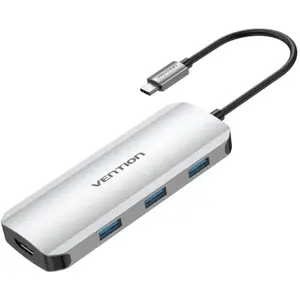 USB-C Adapter auf 3x USB-A + 1x HDMI + 1x USB-C 100W Vention