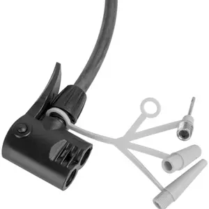 Foot pump with pressure gauge all valves Ventura image-1