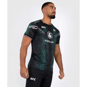 T-shirt technique Venum UFC Adrenaline Authentic Fight Night Emerald Edition image-1