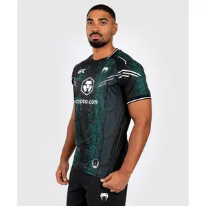 T-shirt technique Venum UFC Adrenaline Authentic Fight Night Emerald Edition image-2