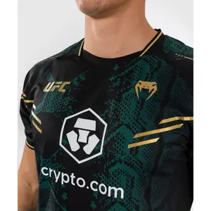Maglietta tecnica Venum UFC Adrenaline Authentic Fight Night Emerald Edition image-3