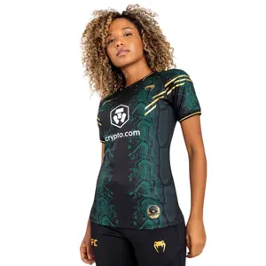 Technisch dames-T-shirt Venum UFC Adrenaline Authentic Fight Night - Emerald Edition image-1