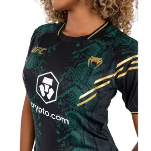 Technisch dames-T-shirt Venum UFC Adrenaline Authentic Fight Night - Emerald Edition image-3