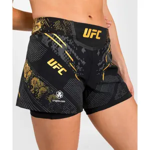 Pantaloncini da combattimento da donna Venum UFC Adrenaline Authentic Fight Night image-2