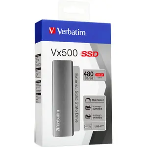 External SSD Hard Drive Verbatim VX500 - 480Go image-2