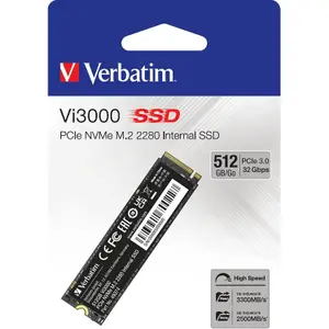 Disco rigido SSD NVMe Verbatim Vi3000 - M.2 Type 2280 512Go image-2