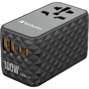 Adaptador universal de viagem Verbatim UTA-06