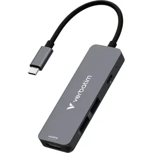 USB Hub USB-C 3.2 4 ports Verbatim Essentials image-0