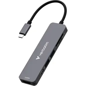USB Hub USB-C 3.2 6 ports Verbatim Essentials image-0