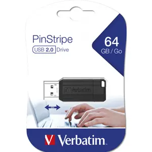 Usb 2.0 key Verbatim PinStripe 64 Go image-3