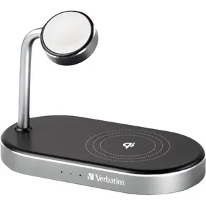 Cargador inalámbrico para Apple Watch y iPhone Verbatim WCS-02