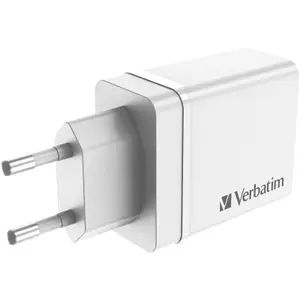 Carregador de parede 3 portas USB A Verbatim 30W GAN