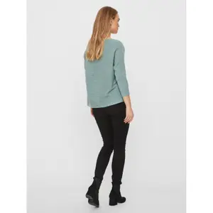 Camisola de gola redonda 3/4 para mulher Vero Moda Nora image-3