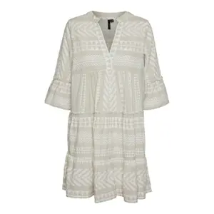 Vestido midi de manga 3/4 para mulher Vero Moda Dicthe image-0