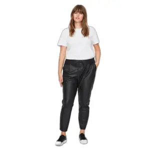 Pantalon en simili cuir ample femme Vero Moda Eva MrCurve image-1