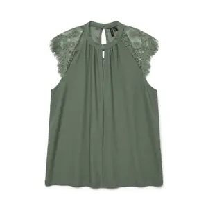 T-Shirt mit Spitze für Damen Vero Moda Milla image-0