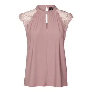 T-Shirt mit Spitze für Damen Vero Moda Milla image-0