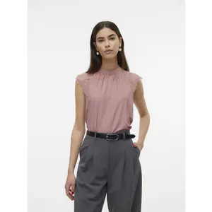 T-Shirt mit Spitze für Damen Vero Moda Milla image-2