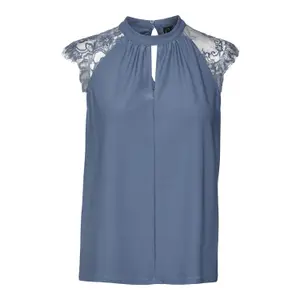 T-Shirt mit Spitze für Damen Vero Moda Milla image-0
