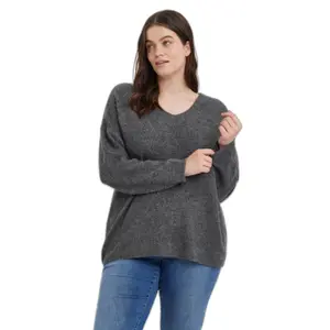 Pullover col v femme Vero Moda Crewlefile image-2