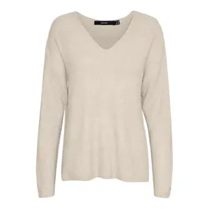 Pullover col v femme Vero Moda Crewlefile image-0