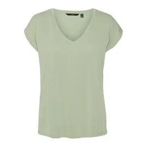 Dames-T-shirt met v-hals Vero Moda Filli