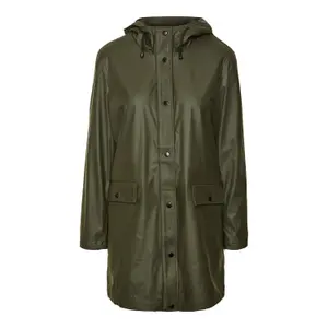 Chaqueta impermeable de mujer 3/4 Vero Moda Asta Teddy image-0