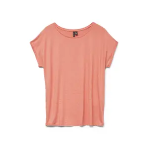 T-shirt a righe glitterato donna Vero Moda Lava image-0