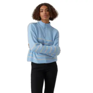 Pullover col montant zippé femme Vero Moda Olina image-1