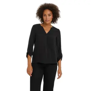 Blouse à pli col v femme Vero Moda Wilma Wvn image-1