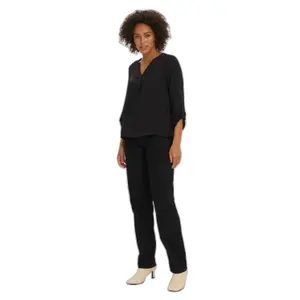 Blouse à pli col v femme Vero Moda Wilma Wvn image-2